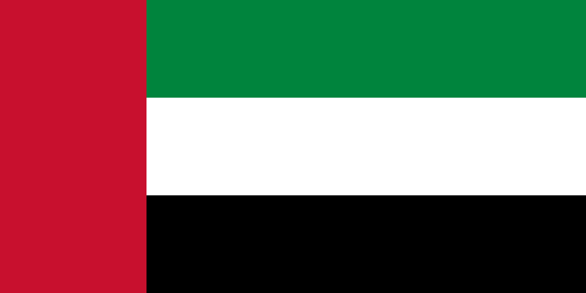 United Arab Emirates flag background
